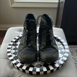 Oakley High-Top Sneakers in Black and Green